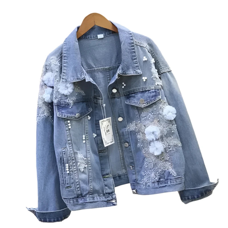 Flowery Women's Denim Jacket