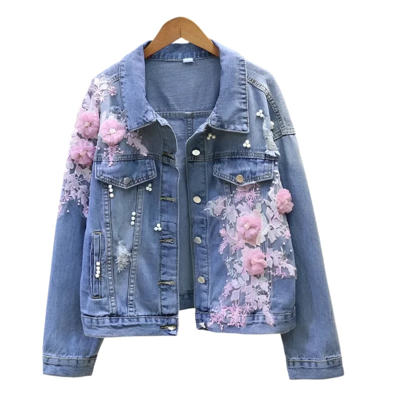 Flowery Women's Denim Jacket